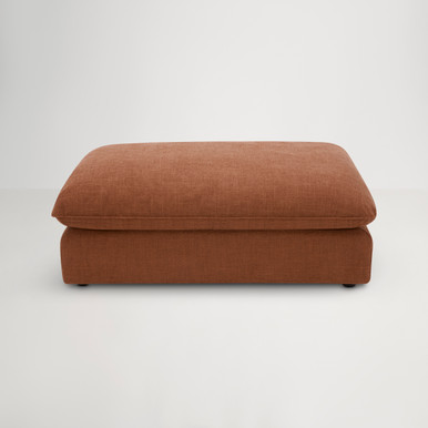 Loft 130cm Ottoman - Luxe Rust