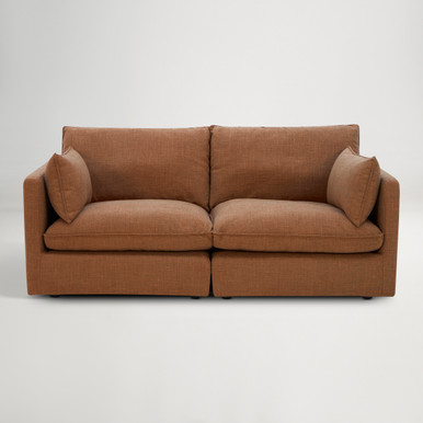 Loft Mini 2 Seat Sofa - Luxe Rust