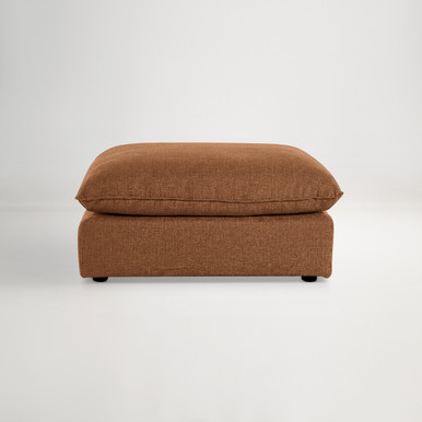 Loft Mini Ottoman - Luxe Rust
