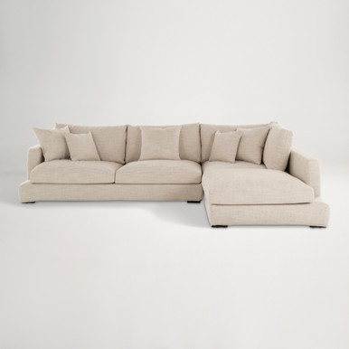 Long Beach Right Corner Sofa - Sienna Natural
