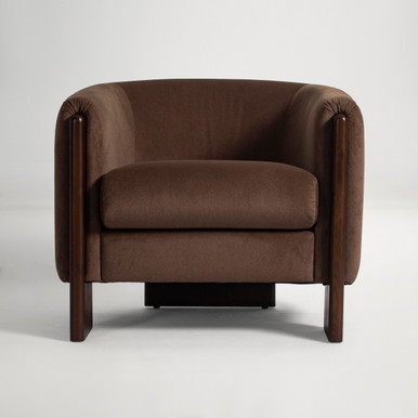 Moro Armchair - Mohair Chocolate