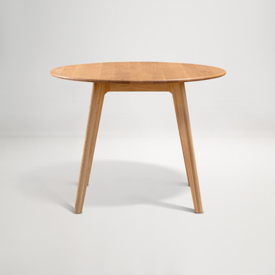 Oskar Round Dining Table - Oak 100cm
