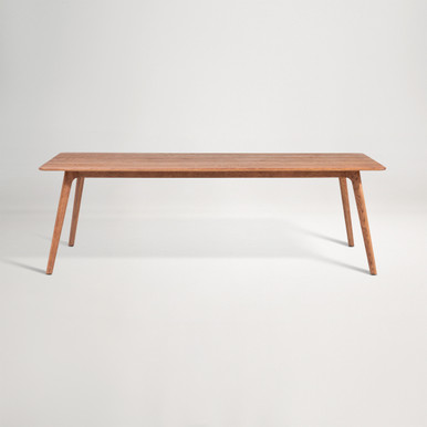 Oskar 240cm Dining Table - Walnut Brown