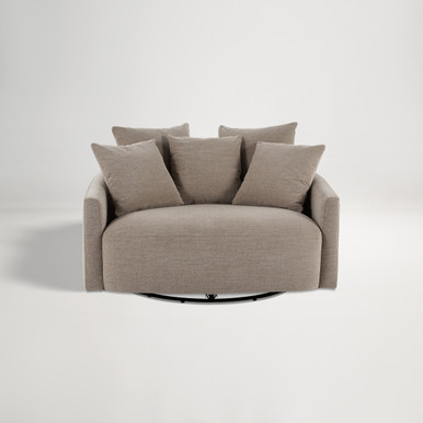 Snug Swivel Chair - Austin Coffee