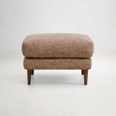 Tilly Ottoman - Panama Rust/Walnut