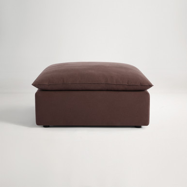 Billow Ottoman - Amalfi Chocolate