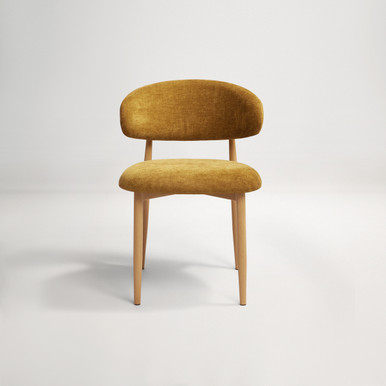 Elio Dining Chair - Oak/Mustard