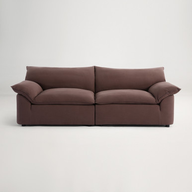 Billow 3 Seat Sofa - Amalfi Chocolate