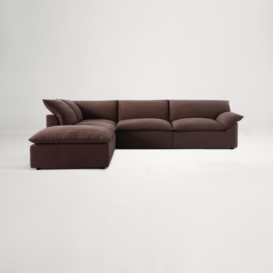 Billow Left Corner Sofa - Amalfi Chocolate