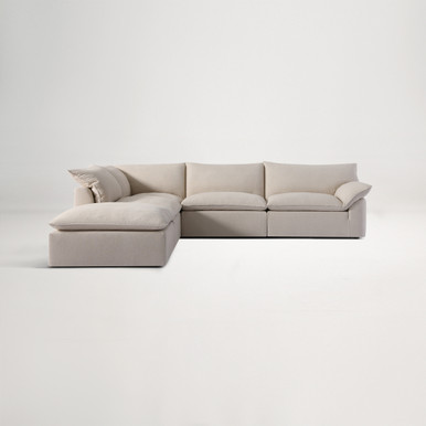 Billow Left Corner Sofa  - Florence Natural