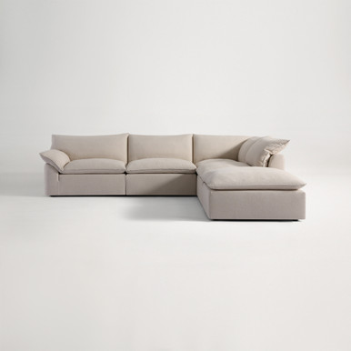 Billow Right Corner Sofa -  Florence Natural