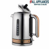 Dualit DUALIT CLASSIC KETTLE CVJK1 DU72790 ST STEEL COPPER TRIM 2 YRS WTY HEIDELBERG