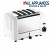 Dualit DUALIT BUN TOASTER 4 SLICE WHITE CLASSIC 43022 WITH 2 YEAR WTY IN HEIDELBERG