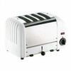 Dualit DUALIT BUN TOASTER 4 SLICE WHITE CLASSIC 43022 WITH 2 YEAR WTY IN HEIDELBERG