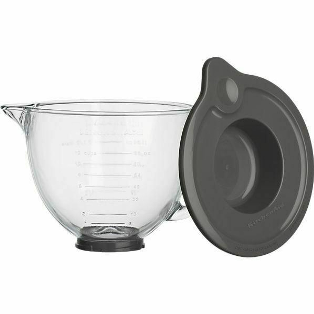 Tilt Mixer Glass Bowl Holder Head Lid Sealing Cover for KitchenAid K5GB  5-Quart