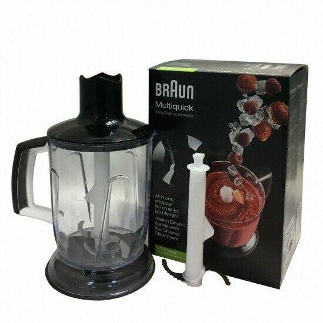 Braun MultiQuick 3 Hand Blender MQ-3048 700w with Spice grinder, Beater,  Chopper and Ice Crusher