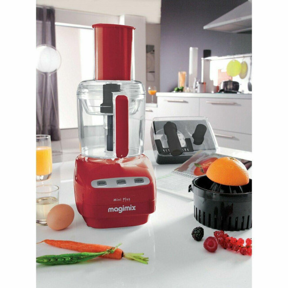 Magimix MAGIMIX MINI PLUS FOOD PROCESSOR RED 18253AU MADE IN FRANCE HBERG