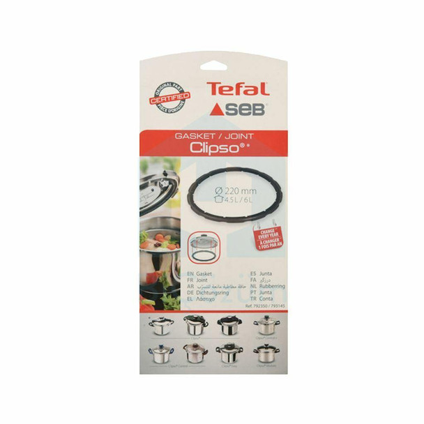 Tefal TEFAL PRESSURE COOKER GASKET 792350 CLIPSO 4.5L / 6L GENUINE PART IN HEIDELBERG