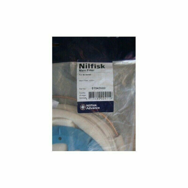 Nilfisk NILFISK FILTER MAIN COTTON 61543000 FOR GM80C GENUINE PART IN HEIDELBERG