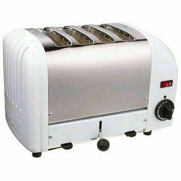 Dualit DUALIT BUN TOASTER 4 SLICE WHITE CLASSIC 43022 WITH 2 YEAR WTY IN HEIDELBERG