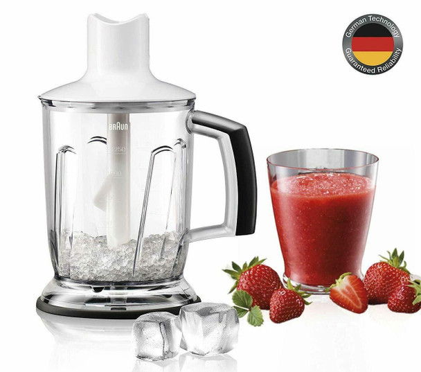 Braun BRAUN MQ40 MULTIQUICK BLENDER COMP WHITE AX22110004 1250ML IN HEIDELBERG