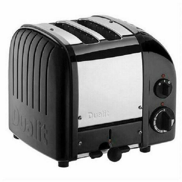 Dualit DUALIT TOASTER 2 SLICE GLOSS BLACK NEWGEN 27067 WITH 5 YR WTY IN HEIDELBERG