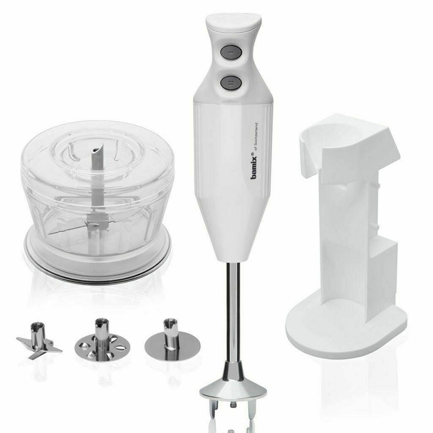 Bamix BAMIX DELUXE STICK BLENDER 76050 WHITE SWISS MADE 20 YR MOTOR WTY HEIDELBERG