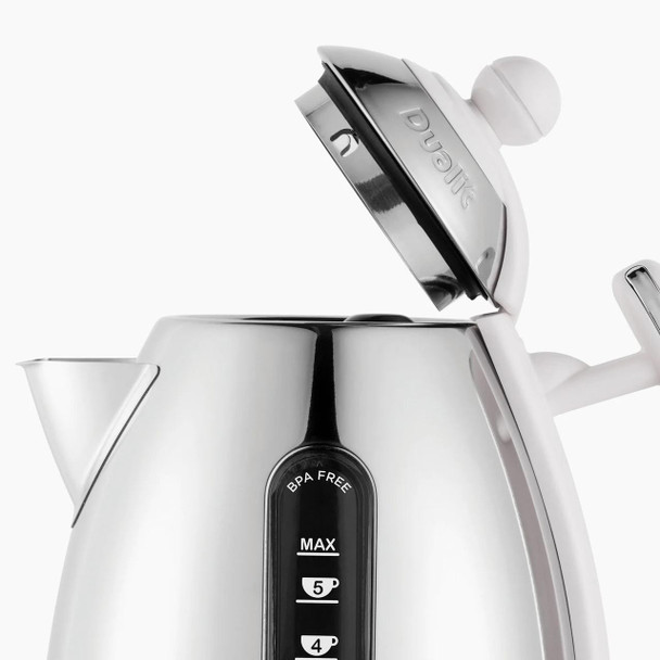  Dualit Lite Jug Kettle – 1.5 L Cordless Stainless Steel Kettle with BPA‑Free Water Window & Rapid‑Boil Base 