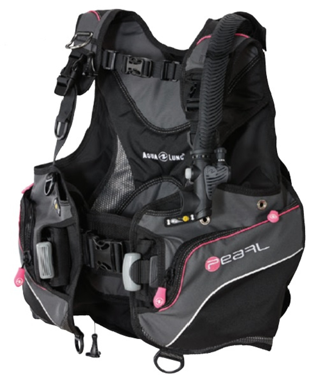 Aqua Lung - AQUALUNG／BCD パール NEW Aqualung Pearl BCD - Medium Large - Black/Pink or Purple