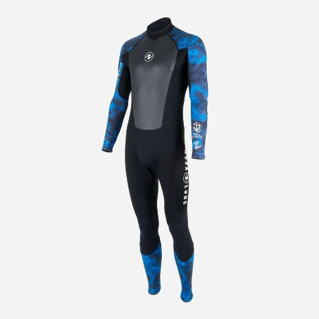 Aqua Lung HydroFlex 1mm Womens Wetsuit - Camo Blue - DolphinScuba
