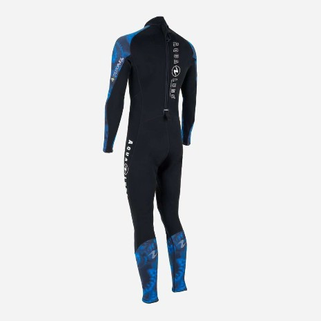 Aqua Lung HydroFlex 1mm Womens Wetsuit - Camo Blue - DolphinScuba