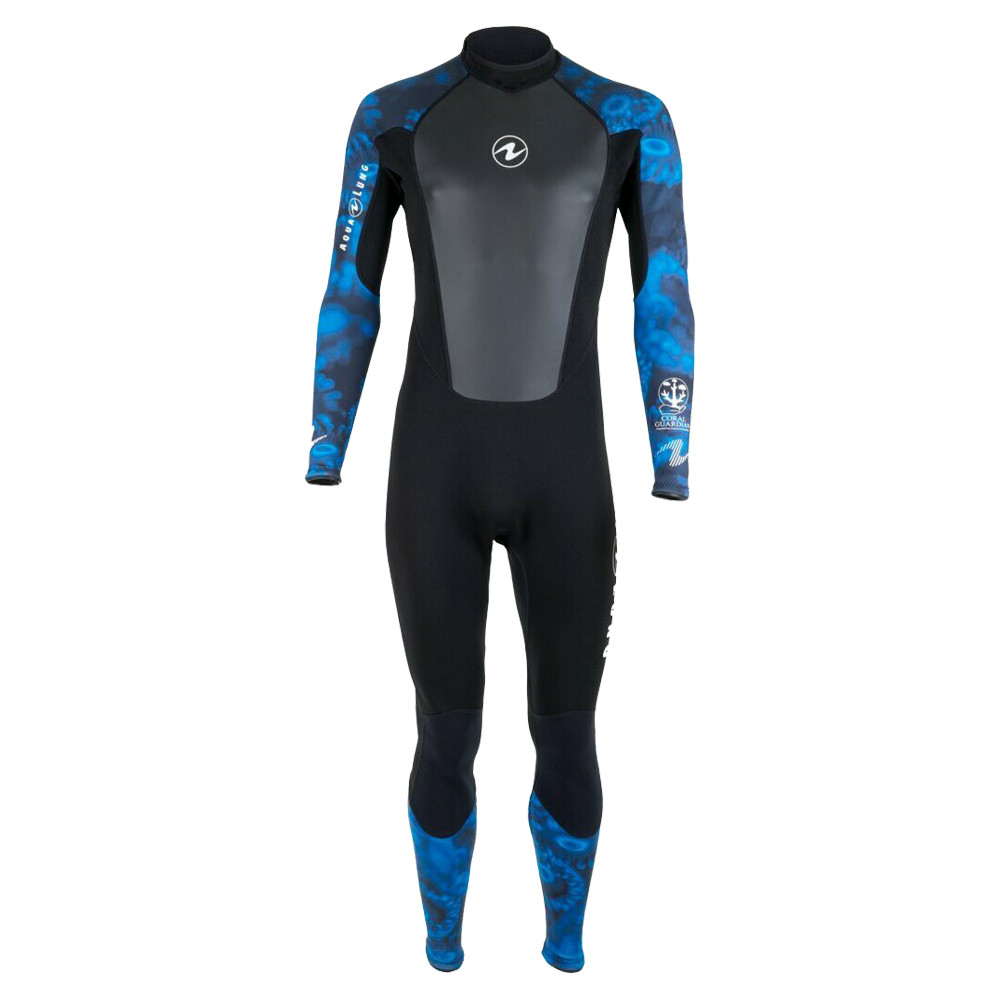 Aqua Lung HydroFlex 1mm Womens Wetsuit - Camo Blue - DolphinScuba