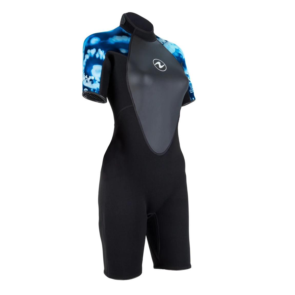 Aqua Lung HydroFlex 3mm Shorty Wetsuit - Women - Camo Blue