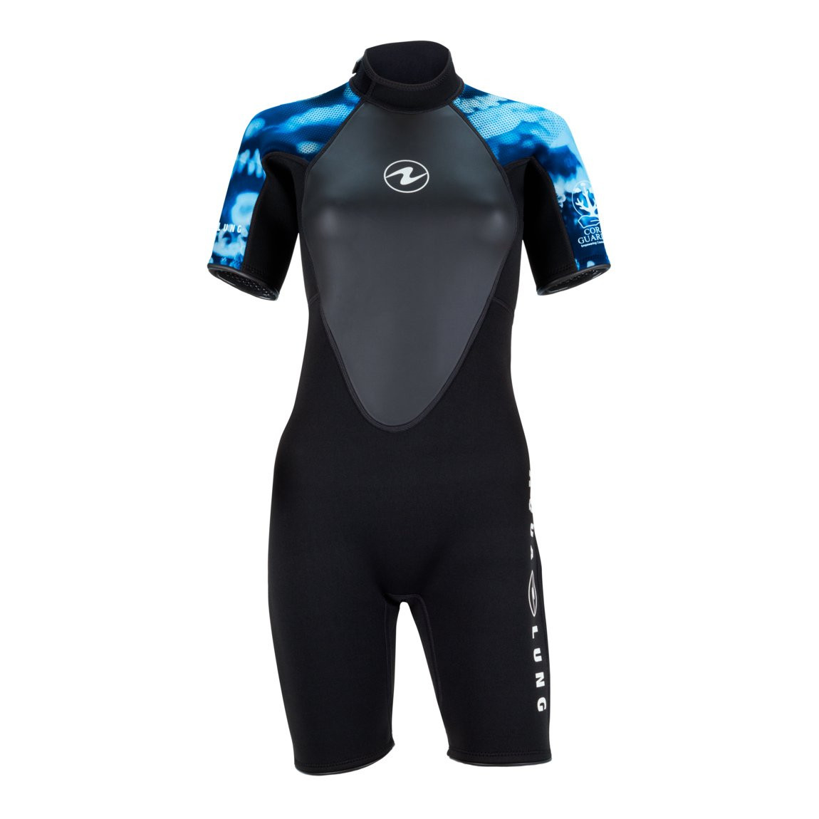 Aqua Lung HydroFlex 3mm Shorty Wetsuit - Women - Camo Blue