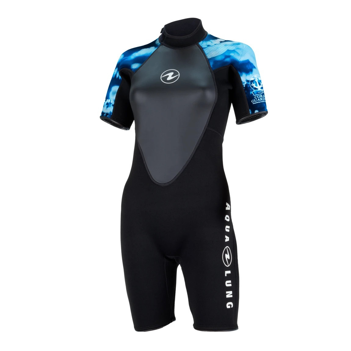 Aqua Lung HydroFlex 3mm Shorty Wetsuit - Women - Camo Blue