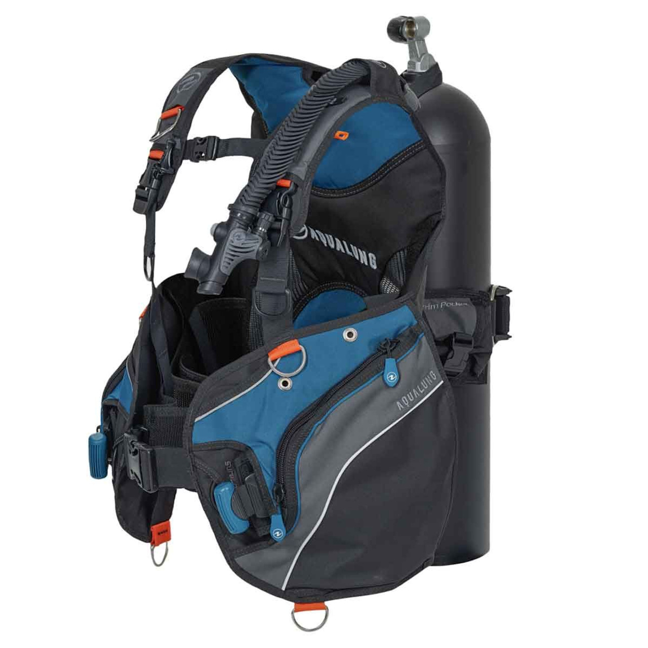 Aqua Lung Pro HD BCD - Men - Black/Blue Petrol - DolphinScuba.com