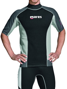 Mares Rash Guard Top - Mens Short Sleeve