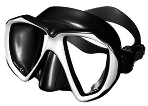 SEAC Italica Scuba Diving Snorkeling Tinted Mask Mono lens Silicone Black