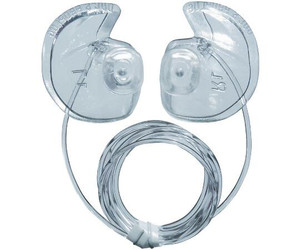 Doc's ProPlugs SCUBA Diving Preformed Clear Vented Earplugs w/ Leash