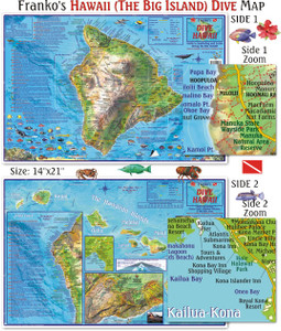 Franko Maps - Hawaii Dive Map