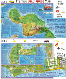Franko Maps - Maui Guide Map