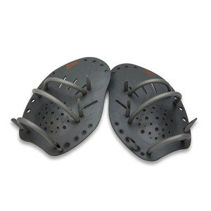 Zoggs Matrix Swim Hand Paddles - Black/Gray - Large