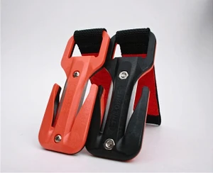 EEZYCUT Trilobite Agent Orange - Orange/Black w Black Velcro - Harness Mount