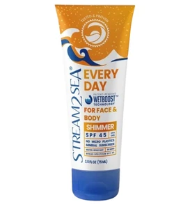 Stream2Sea Every Day Sunscreen SPF 45 - Shimmer