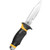 Underwater Kinetics Blue Tang Hydralloy Drop Point Dive Knife - Yellow