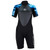 Head Lady's Shorty Hydroflex 3/2mm Wetsuit - Black Print Light Blue