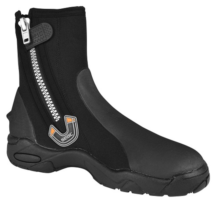 SEAC Pro HD 6mm Neoprene Wetsuit Boots with Side Zipper