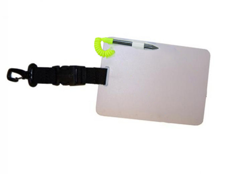 Storm Slate and Pencil with Quick Release Buckle for Scuba divers