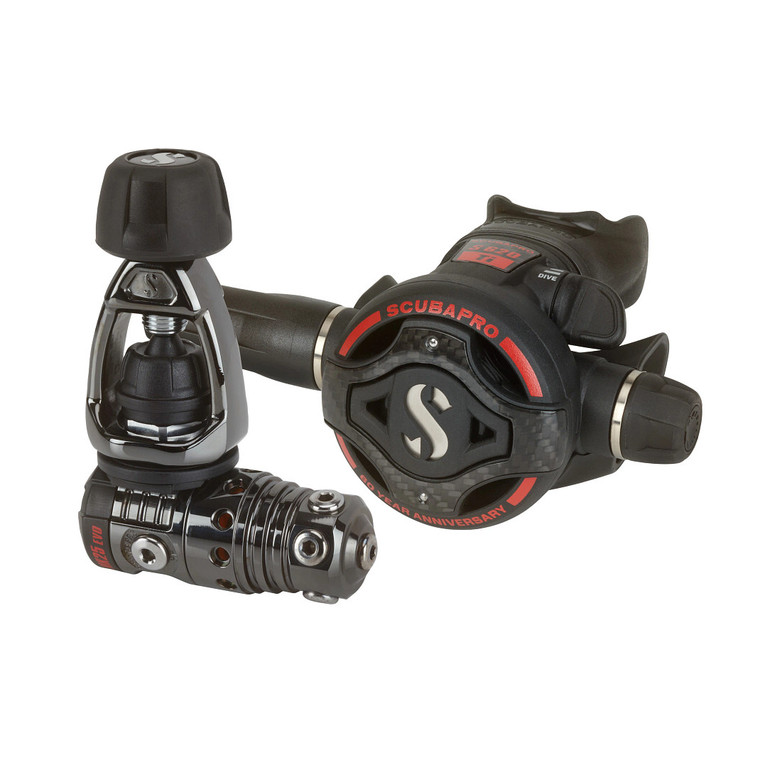 SCUBAPRO MK25 EVO/S620Ti Carbon BT Regulator Set - 60th Anniversary Edition - Yoke