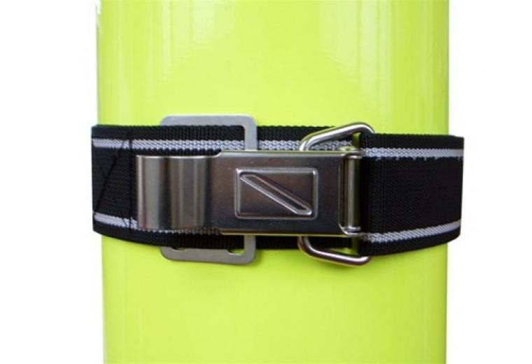 Typhoon Tank Band with Stainless Steel Cam Buckle for Scuba Divers B.C.D.s